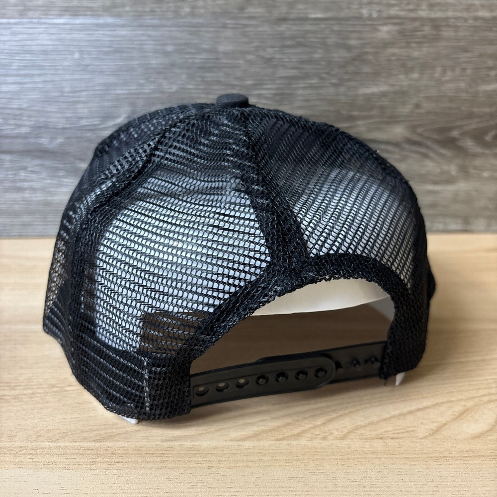 Alex Bradley Hat Cap Snap Back Black Trucker Adjustable - Picture 5 of 10